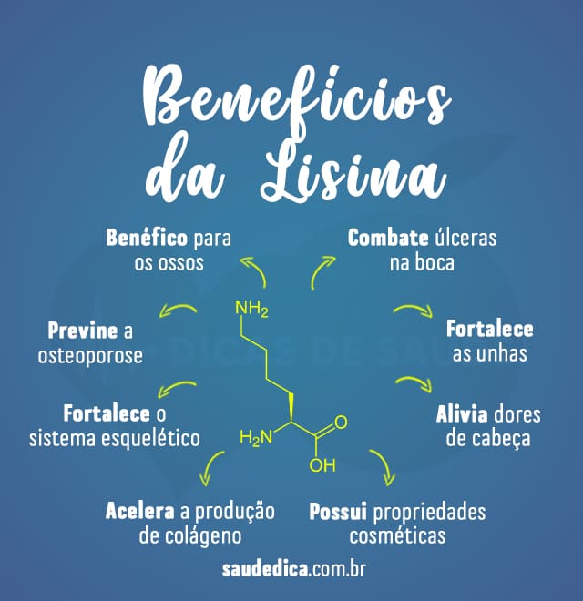 benefícios para a saúde da lisina