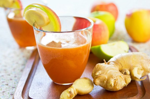 Suco Detox de Maçã e Gengibre Para Baixar o Colesterol ...