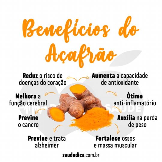 Açafrão Para Que Serve Como Usar Valor Nutricional Benefícios E Malefícios Dicas De Saúde 3424