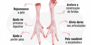 Benefícios de pés de frango para saúde