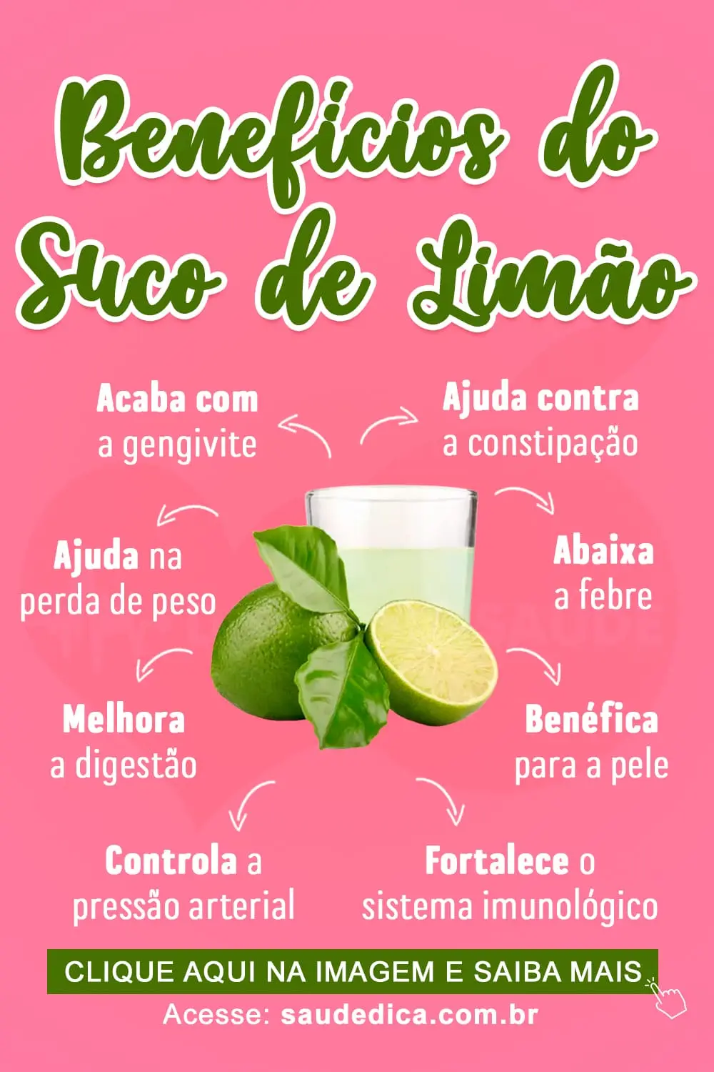 Benefícios do suco de limão