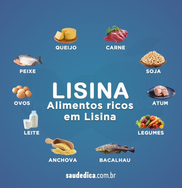 alimentos rico em Lisina