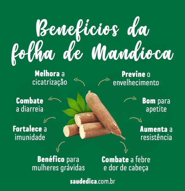 folha de mandioca