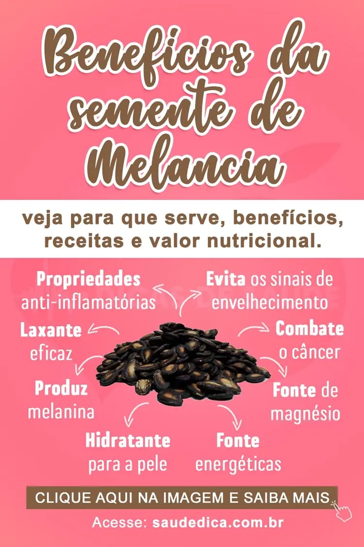 Benefícios das sementes de melancia?