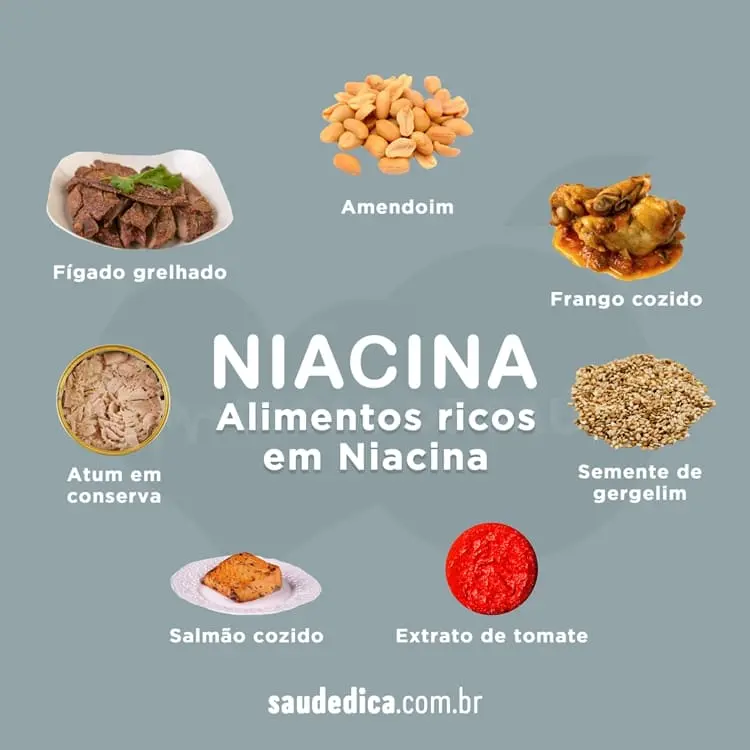 Alimentos ricos em niacina 