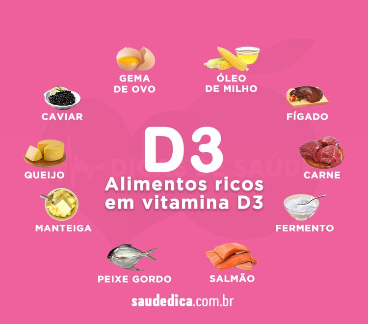 alimentos ricos em vitamina D3