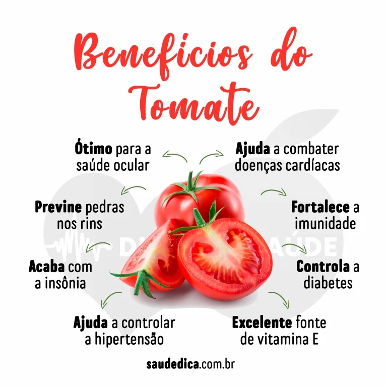 benefícios do suco de tomate