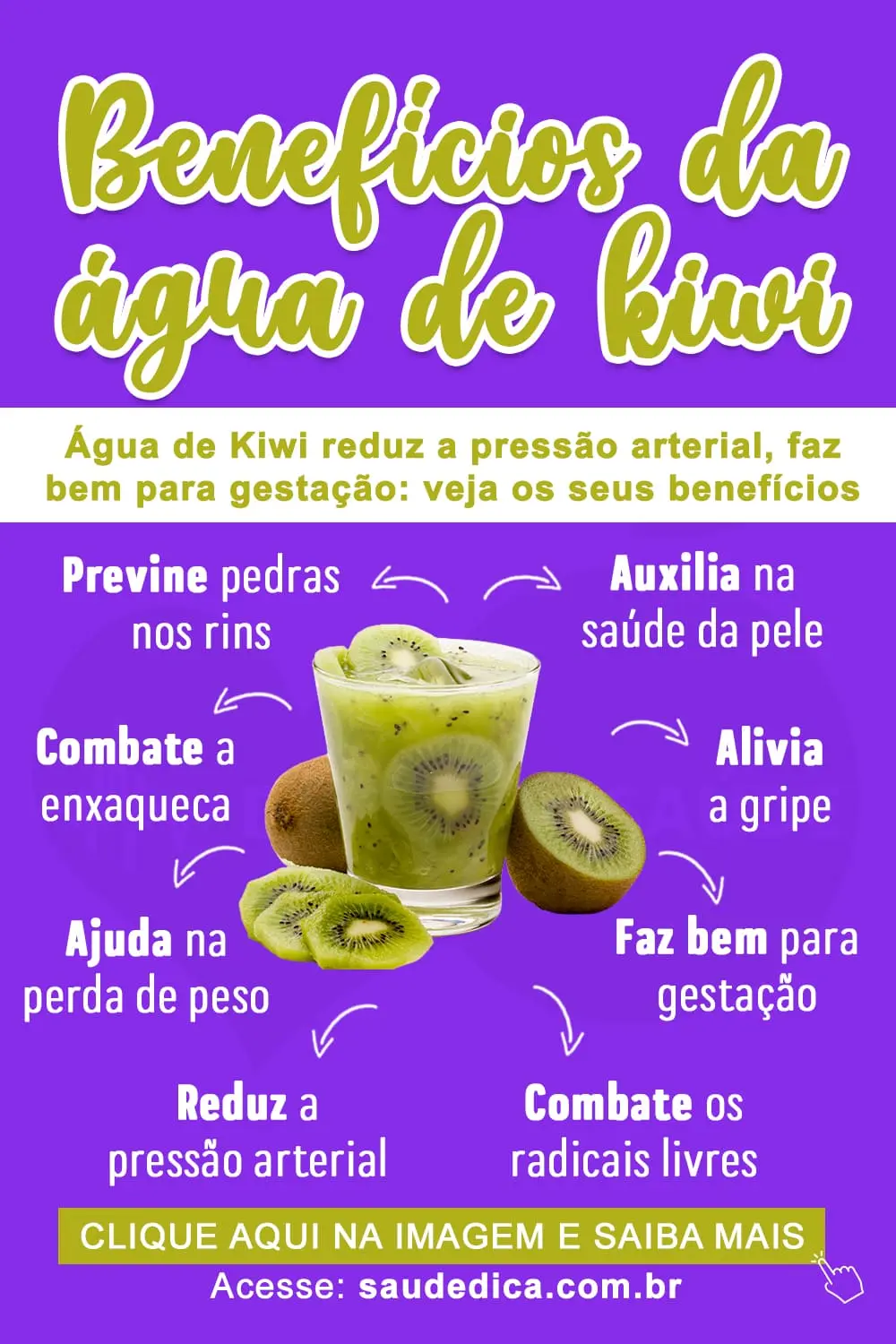 Benefícios da Água de Kiwi para a Saúde