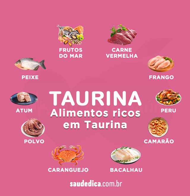 Alimentos ricos em taurina