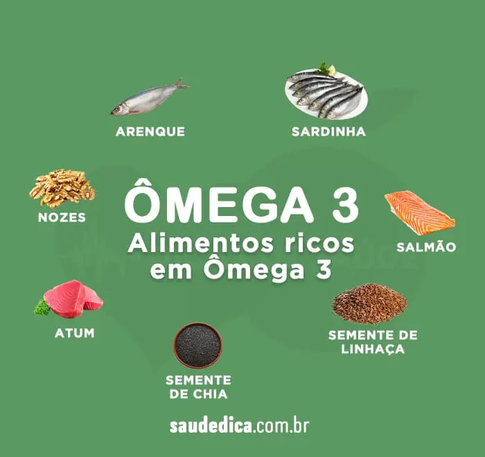 Quais os alimentos ricos em omega-3