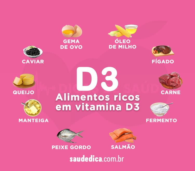 alimentos rico em vitamina D3